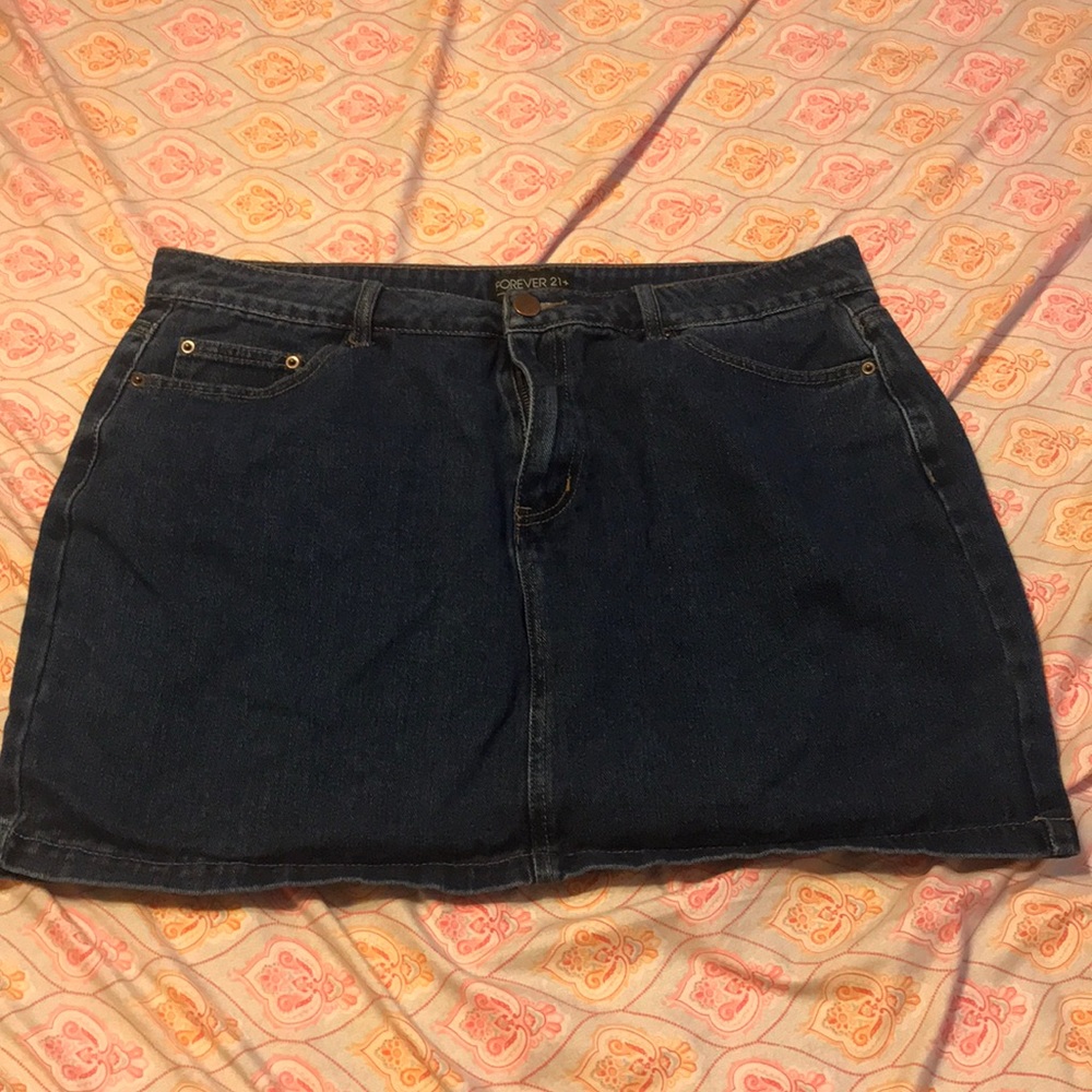 Forever 21+ denim skirt